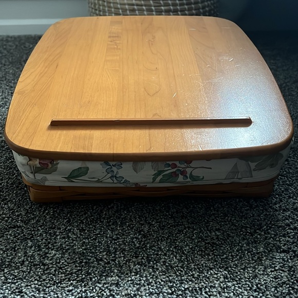 Longaberger Paper Tray Basket Large,plastic protector and botanical fields liner - Picture 3 of 8